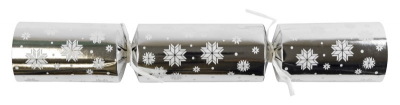 12Inch SILVER SNOWFLAKE CRACKERS