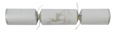 12Inch SILVER & WHITE STAG CRACKERS
