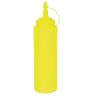 YELLOW SQUEEZY SAUCE BOTTLE 24OZ