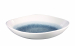 CHURCHILL SUPER VITRIFIED STUDIO PRINTS RAKU TOPAZ BLUE ORGANIC BOWL 38.7OZ