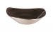 CHURCHILL SUPER VITRIFIED STONECAST PATINA IRON BLACK TRIANGULAR BOWL 21.1OZ CHURCHILL SUPER VITRIFIED STONECAST PATINA IRON BLACK TRIANGULAR BOWL 21.1OZ