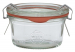 GENWARE WECK MINI JAR & LID 5CL/1.75OZ X24 WECK755 GENWARE WECK MINI JAR & LID 5CL/1.75OZ X24 WECK755