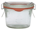 GENWARE WECK MINI JAR & LID 8CL/2.8OZ X24 WECK80 GENWARE WECK MINI JAR & LID 8CL/2.8OZ X24 WECK80