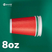 8OZ DW EMBOSSED CHRISTMAS CUP MIXED COLOURS X500 8OZ DW EMBOSSED CHRISTMAS CUP MIXED COLOURS X500